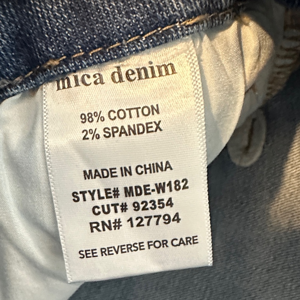 Stylish Blue Flare Wide Leg Jeans - Picture 5 of 5